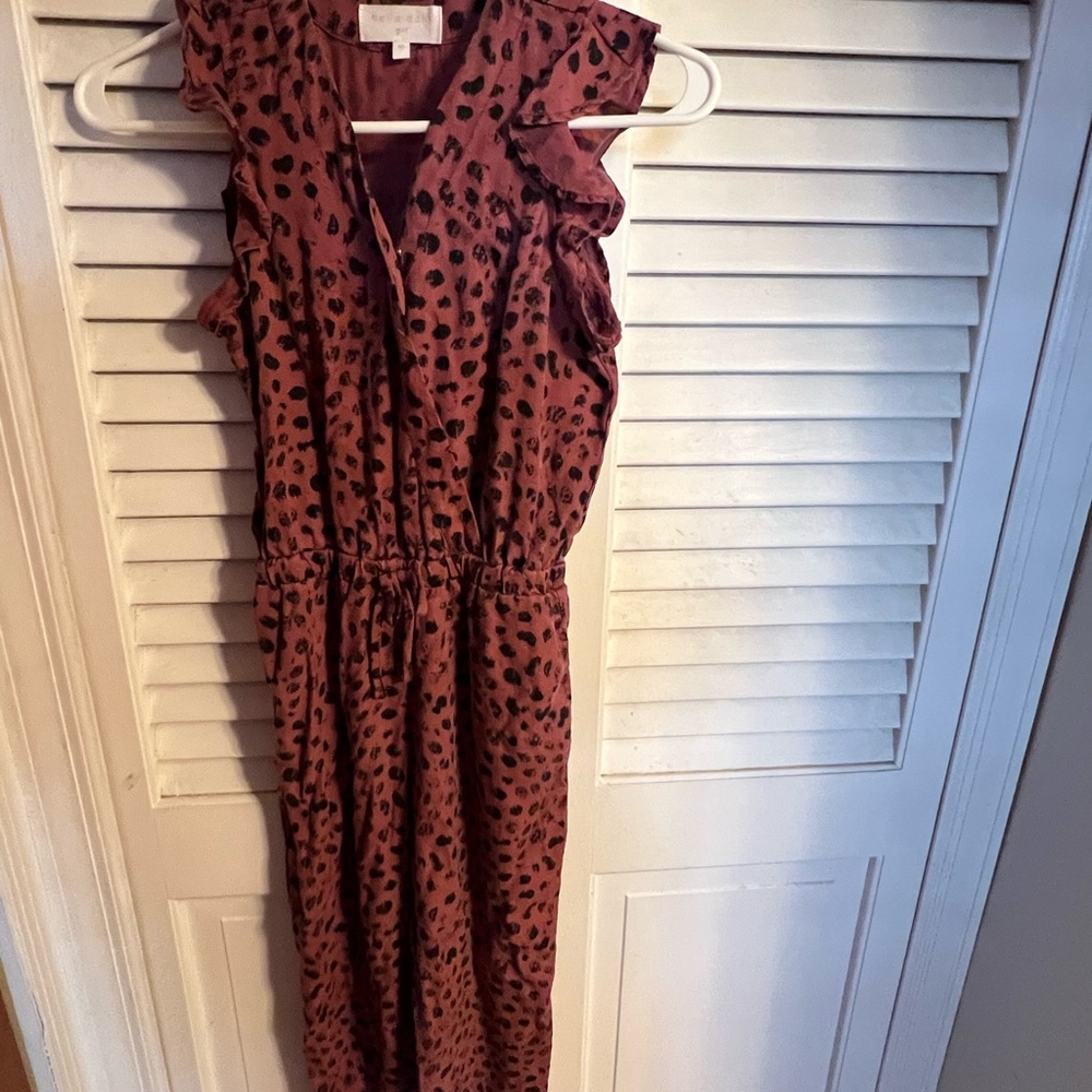 Bella Dahl kids Elegant Leopard Print Dress